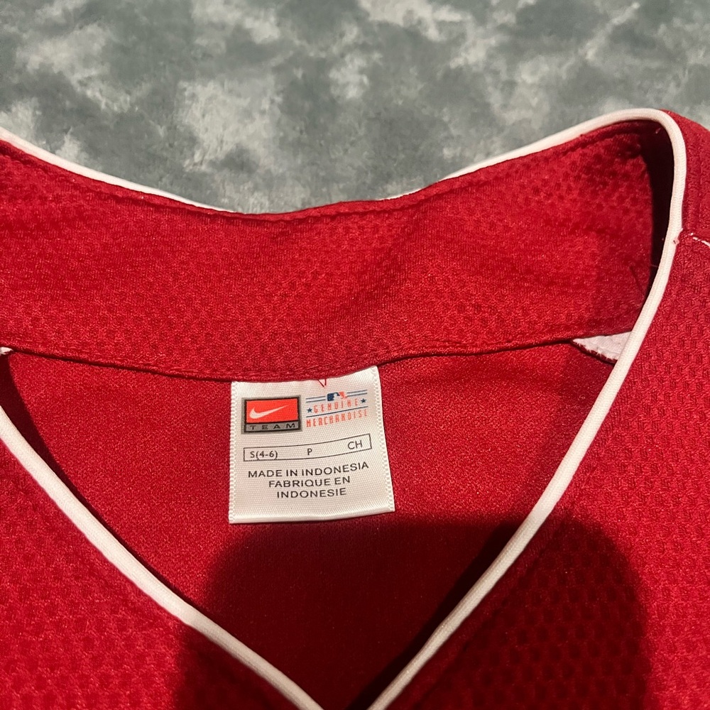 Nike Red Angels Jersey with White Trim S - Picture 2 of 8